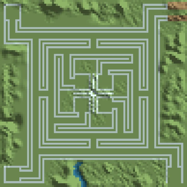 Рельеф карты восстановлен из файла