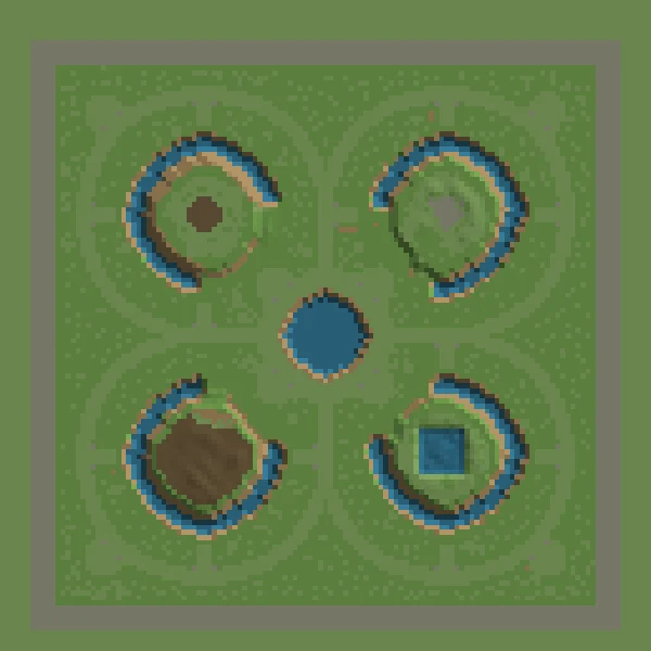 Рельеф Nature`s Call - Circle Defense из файла карты