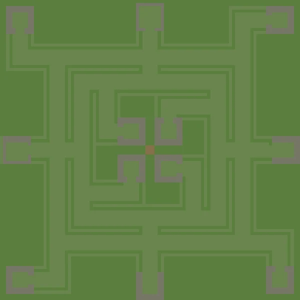 Рельеф карты восстановлен из файла
