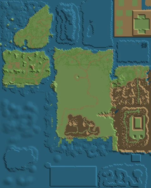 Рельеф Guilds of Hyppos RPG v1.35c из файла карты
